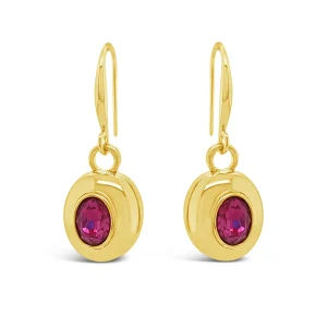 Absolute Jewellery Crystal Radiance Gold Drop Earrings