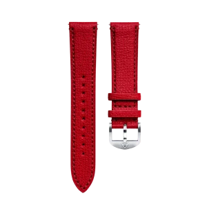 Rocket Red Granolo Leather Strap