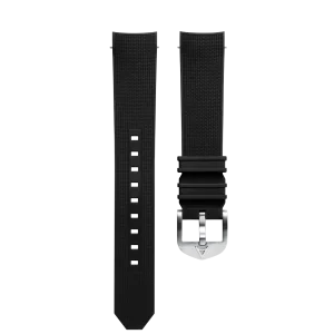 Aqua Compressor Black Rubber Strap